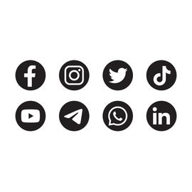 3600947-set-di-icona-social-media-in-round-bakground-gratuito-vettoriale